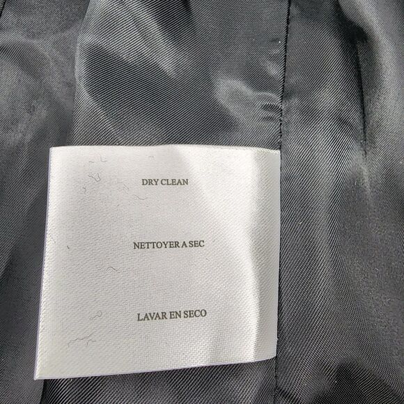 Michael Kors Wool Coat Womens 10 Hooded Pockets NWT $360 Dark Gray - Picture 10 of 14